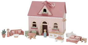 Little Dutch Drevený domček pre bábiky prenosný