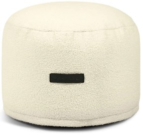 Krémový sedací vak z textílie buklé Mini – SLOWDOWN