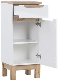 Kúpeľňová stojaca skrinka BALI biela - nízka spodná