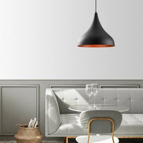 Závesný luster Berceste - N-1390, čierna