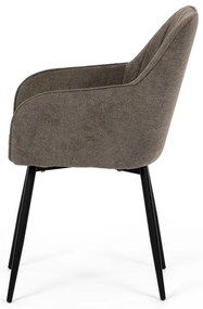 Autronic BONTEC Jedálenská stolička, hnedá, látka, DCL-221 BR2 Farba: Béžová