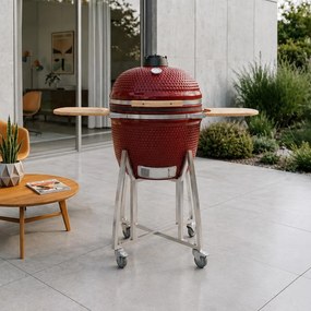 Keramický gril Avenberg KAMADO XL červená