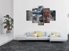 Obraz - Surrealistická krajina (150x105 cm)
