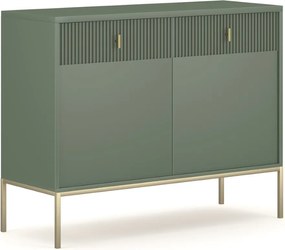 Komoda Maggiore 104,2 cm zelená/zlatá