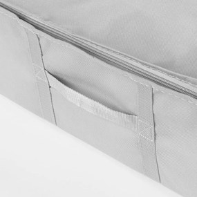 Vákuový/vystužený látkový úložný box na oblečenie 56x56x16,5 cm Granit – Compactor