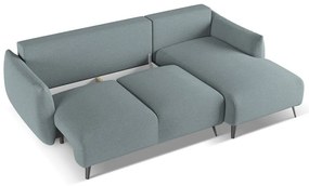 Svetlomodrá rohová pohovka (pravý roh) Malie – Makamii