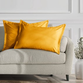Obliečky na vankúše AmeliaHome Velvet Side Si horčicové