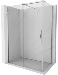 Mexen Velar sprchová kabína, posuvné dvere 130 x 75 cm, Priehľadné, Chrómová - 871-130-075-01-01