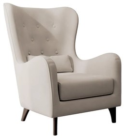Kreslo Calimero I  (svetlobéžová + wenge). Akcia -20%. Vlastná spoľahlivá doprava až k Vám domov. 1099348