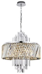 Luster na reťazi MARGOT 9xE14/40W/230V chróm