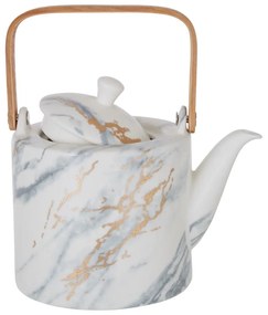 Biela porcelánová kanvica na čaj 800 ml Luxe – Premier Housewares