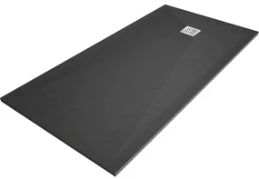 Mexen Stone+ kompozitná štvorcová sprchová vanička 180 x 100 cm, Antracit - 44711018
