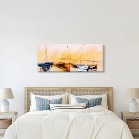 Obraz - Maľba loďou (120x50 cm)