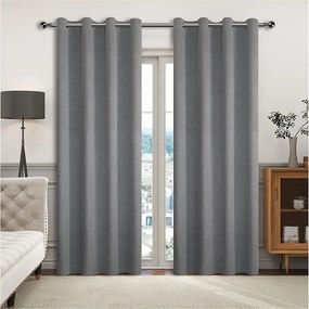 Záves na krúžkoch YH2024/12/140x250 cm zelený