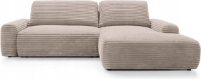 Rohová sedacia súprava Afelia (p) (béžová)