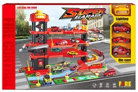 Hračkárska požiarna stanica s garážou