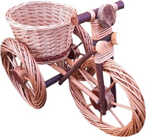 HRADIL Proutěná tříkolka 38 x 32 x 25 cm