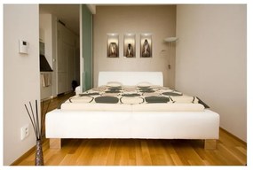 Sada 3 samolepiek s 3D efektom Ambiance Wooden Vases