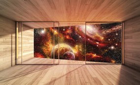 Fototapeta - Pohľad na vesmírnu terasu (152,5x104 cm)