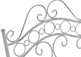 Kovová stolička skladacia Indra (SET 2 ks) - Biela antik