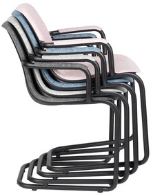 Svetlosivé jedálenské stoličky v súprave 2 ks Thirsty – Zuiver