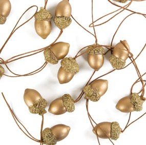 Závesná vianočná dekorácia CONES zlatá 945445 (18 ks)