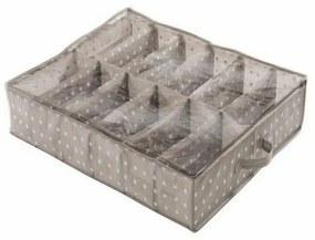 Organizér na topánky pre 12 párov 76 x 60 x 15 cm, hnedá