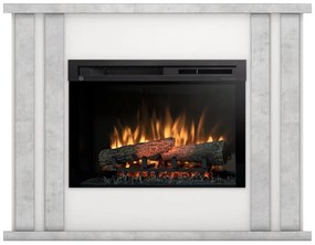 Elektrický krb Kelso 28 biely/beton