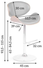 Barová stolička Sofotel Serri 2705 - čierna