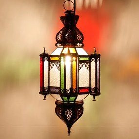 Marocká závesná lampa Khalid