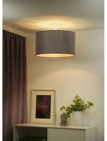 Duolla - Prisadený luster ROLLER ECO RECYCLING 1xE27/15W/230V pr. 45 cm hnedá