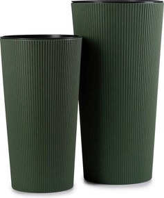 Květináč URBANIKA ECO Wood 46,6x25,5 cm zelený