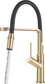 Gamma Venice, vysoká drezová batéria s elastickým ramenom, čierna-zlatá matná, GMA-BVK-BGD