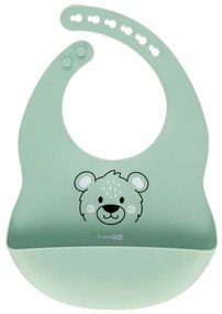 Silikonový bryndák FreeON - zelený