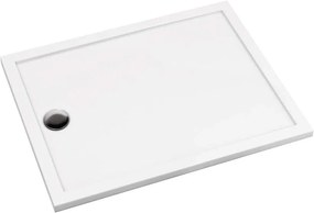 Deante Prizma, akrylátová obdĺžniková sprchová vanička 90x80x4,5cm, biela lesklá, DEA-KTJ_089B