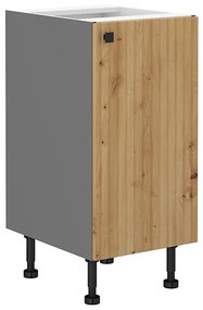 Kuchynská skrinka AVA dub artisan/antracitová 40d 1f bb