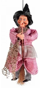 Lietajúca striga Tartana v ružových šatách 32 cm