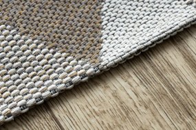 Koberec EKO SIZAL BOHO Casa Trojuholníky 2816 krém / taupe