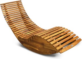 Záhradné ergonomické lehátko - agát