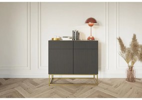 Komoda Vertigo V7  (čierna). Akcia -19%. Vlastná spoľahlivá doprava až k Vám domov. 1098996