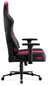 Látkové herné kreslo Diablo X-Player 2.0 Normal Size, karmínovo-antracitové