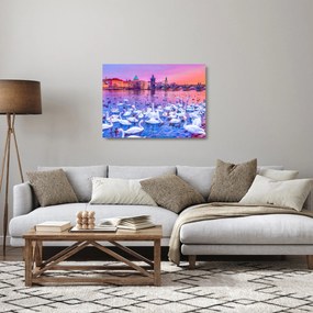 Sklenený obraz - Praha (70x50 cm)