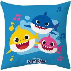 Vankúš Baby Shark - 40 x 40 cm