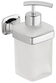 METAFORM METAFORM, AIDA dávkovač mydla 270 ml, mliečne sklo, chróm, AI019