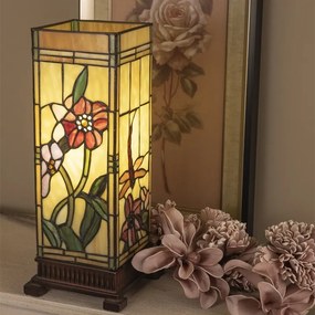 Stolná lampa Tiffany Cappa - 18*45 cm 1x E27 / Max 40W