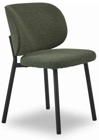 Zelené jedálenské stoličky v súprave 2 ks Swan – Unique Furniture