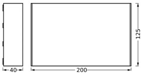 Ledvance - LED Vonkajšie nástenné svietidlo ENDURA STYLE ILJA LED/7W/230V IP65