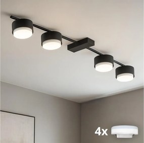 Brilagi - LED bodové svietidlo MONO 4xGX53/30W/230V čierna