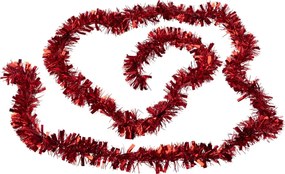 Vianočná reťaz 3 m, červená