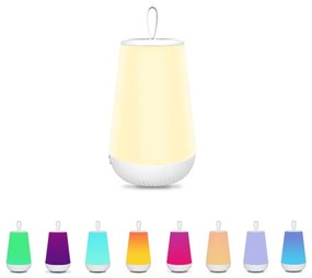 Rabalux 76019 - LED RGB Stmievateľná stolná lampa FRANCO LED/2W/5V 3000K